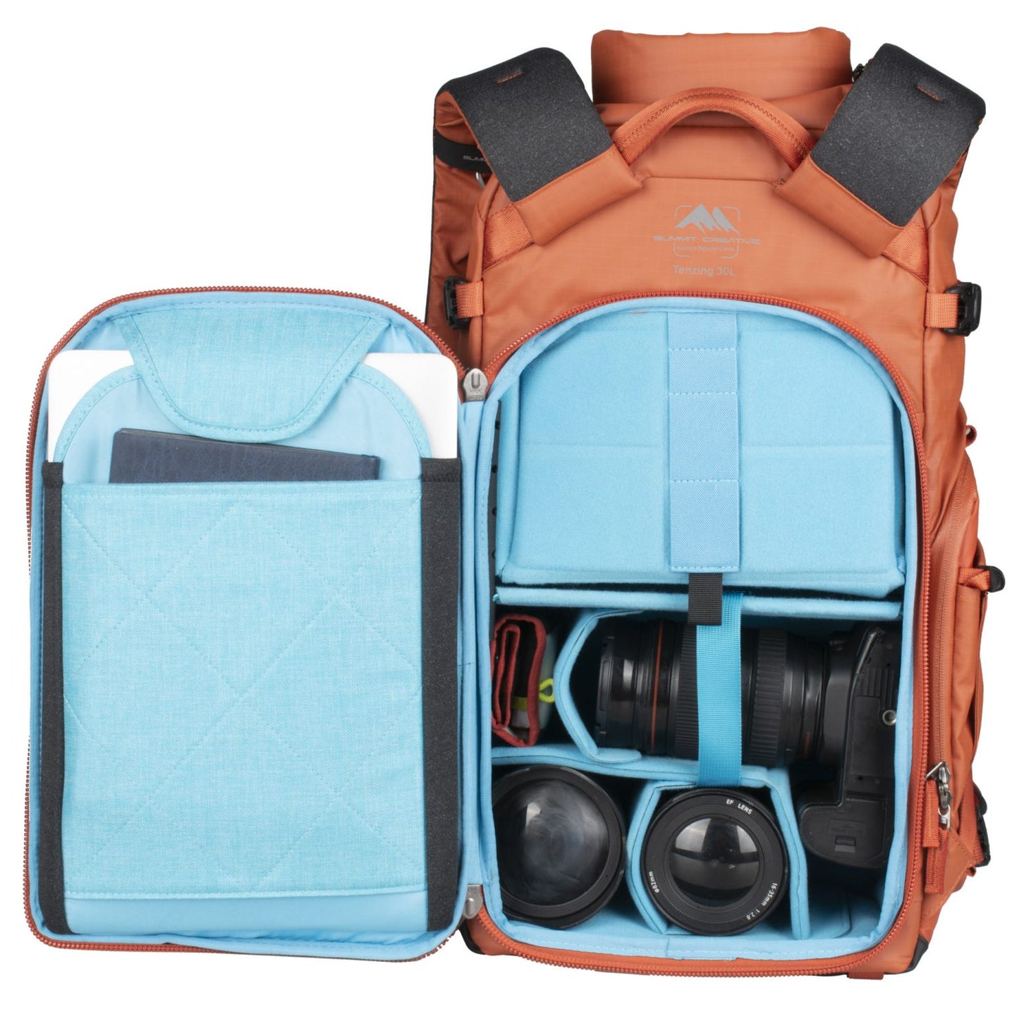 Summit Creative Large Rolltop Camera Backpack Tenzing 40L
