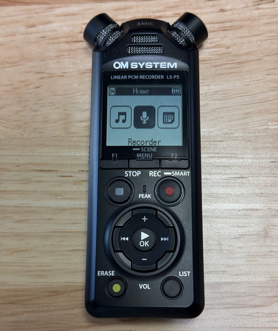 OM SYSTEM LS-P5 Linear PCM Recorder