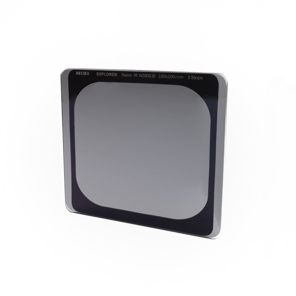 NiSi Explorer Collection 100x100mm Nano IR Neutral Density filter - ND8 (0.9) - 3 Stop