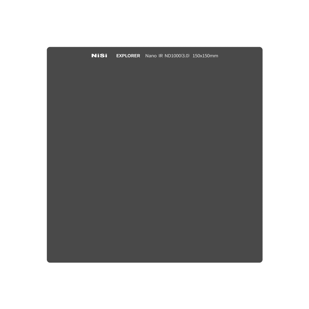 NiSi Explorer Collection 150x150mm Nano IR Neutral Density filter - ND1000 (3.0) - 10 Stop