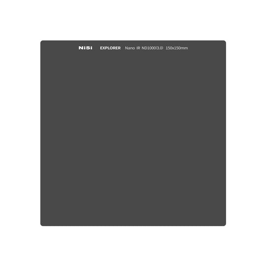 NiSi Explorer Collection 150x150mm Nano IR Neutral Density filter - ND1000 (3.0) - 10 Stop