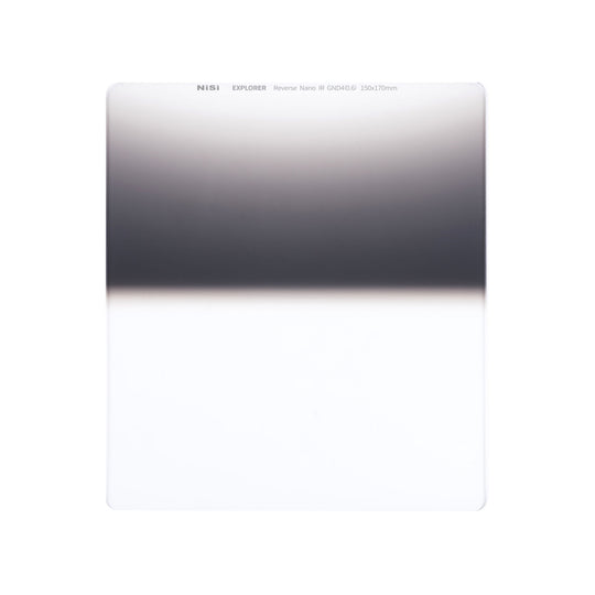 NiSi Explorer Collection 150x170mm Nano IR Reverse Graduated Neutral Density Filter - GND4 (0.6) - 2 Stop